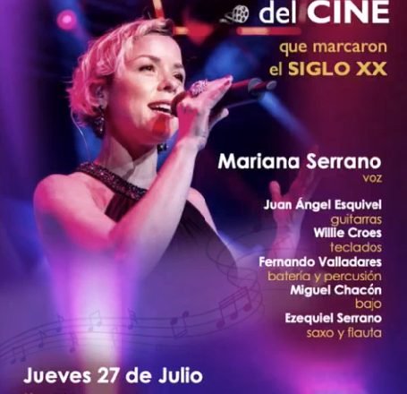 Mariana Serrano: Canciones del cine que marcaron el Siglo XX en el Espacio GAC – Altamira, Caracas. Jueves 27.07.2023 – 7:00 p.m.