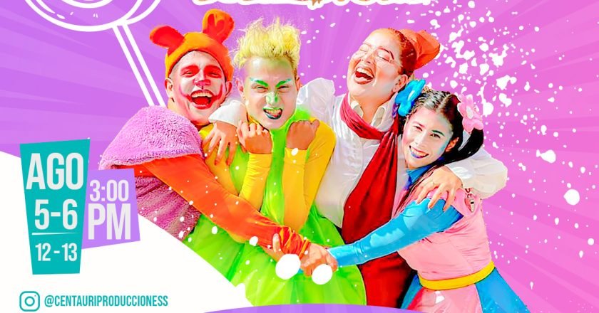 El mundo de Dulcelópolis llega a Teatrex el Bosque durante dos fines de semanas