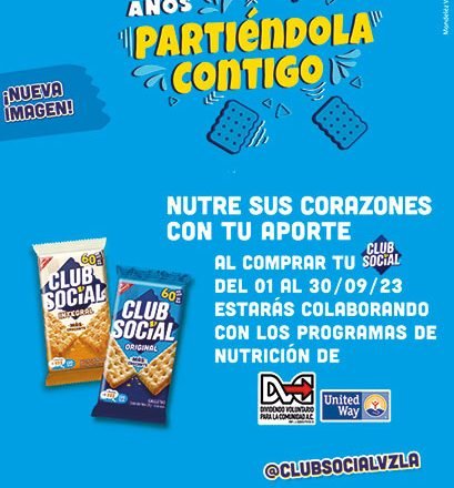 Club social en sus 60 años apoya los programas de alimentación del dividendo voluntario para la comunidad
