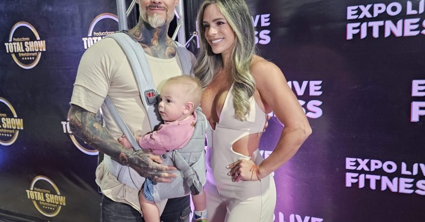 Michelle Lewin llegó a la tercera edición de la Expo Live Fitness