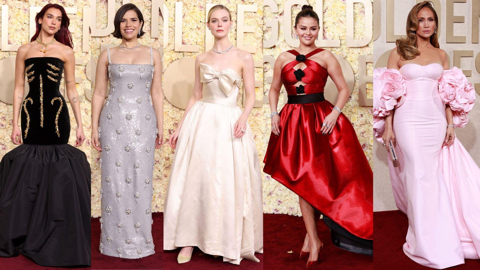 Los Golden Globe abren el 2024 con mucho glamour sobre la Alfombra Roja