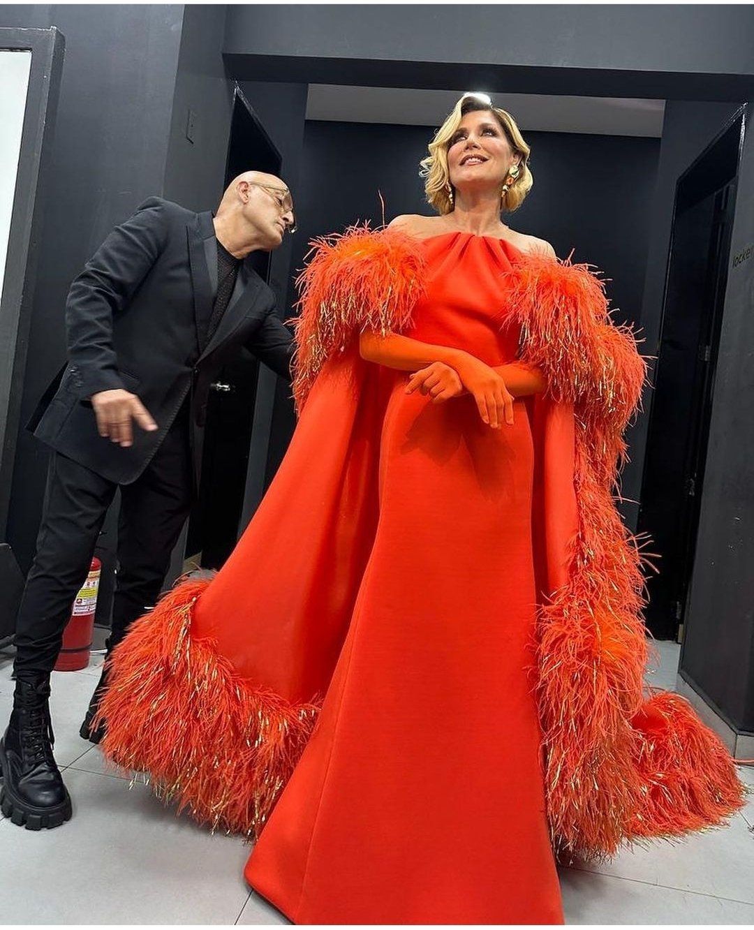 Maite Delgado fue el broche de oro del desfile de Ángel Sánchez en Miami Fashion Week