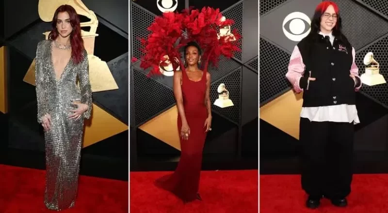 Una alfombra llena de Moda urbana nos dejo los Premios Grammy 2024