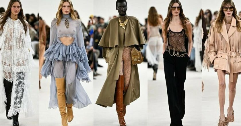 Semana de la Moda de París 2024: Chloé propone una mujer muy femenina