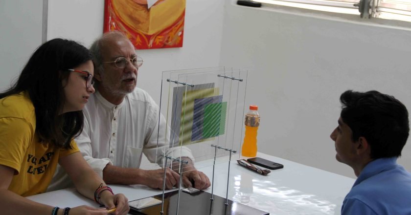 Se presenta exposición en la Quinta San Pedro enmarcada en la Bienal Cruz-Diez del Colegio Los Arcos