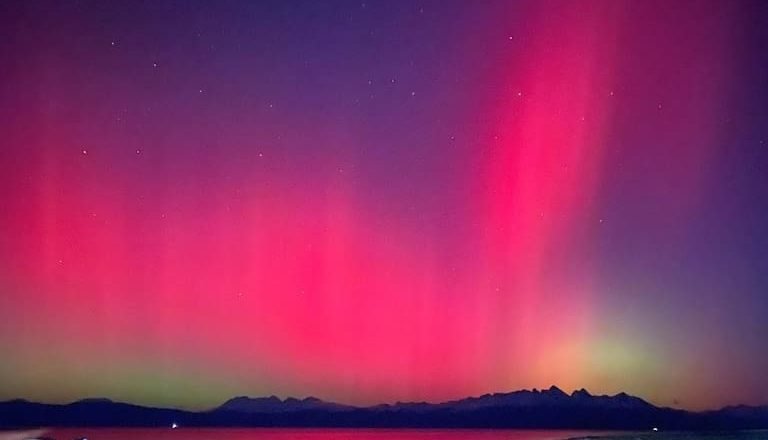 Aurora se visualizó el pasado fin de semana