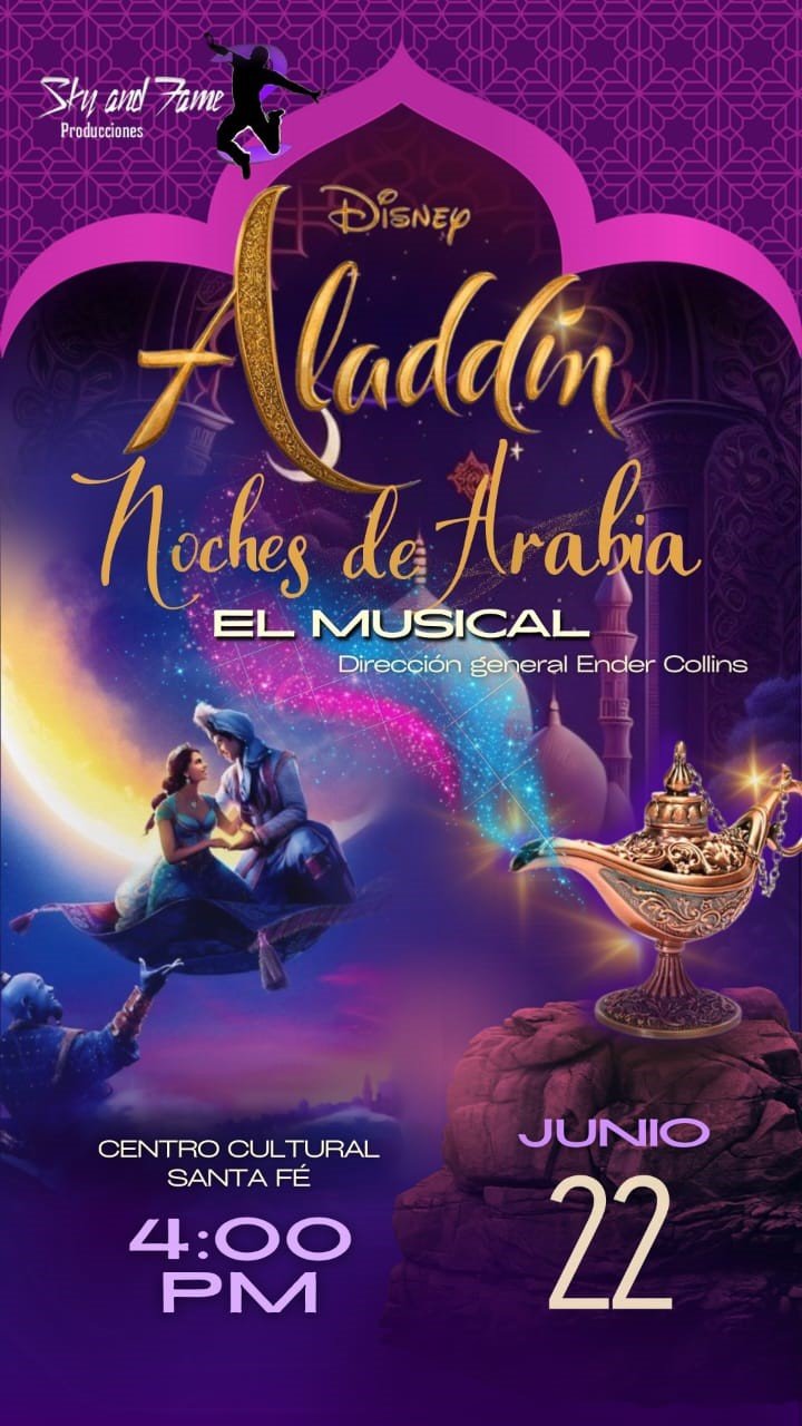 «Aladdín y sus noches de Arabia» llenarán de magia y deseos al público caraqueño