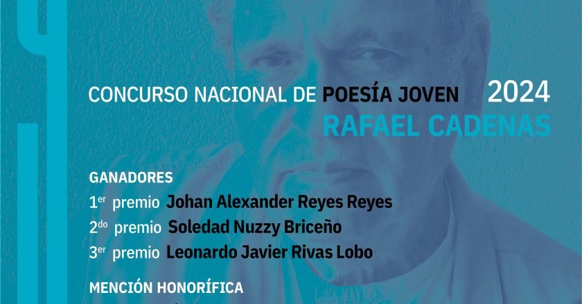 Revelado el veredicto del Concurso Nacional de Poesía Joven 2024 Rafael Cadenas