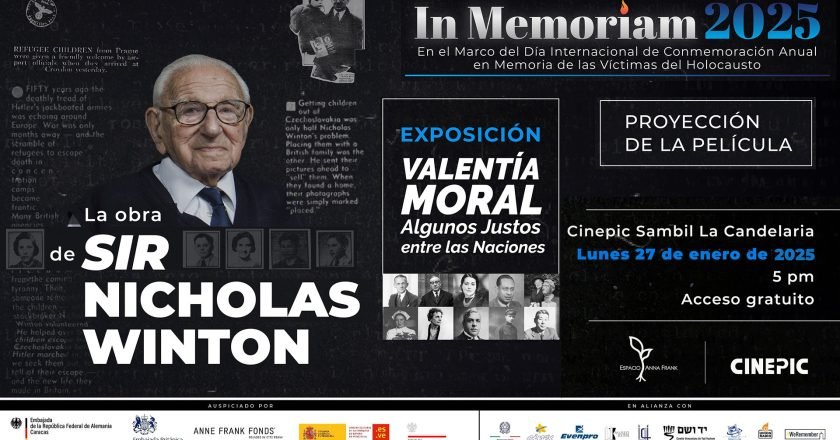 Espacio Anna Frank honrará la valentía de los Justos entre las Naciones con las actividades culturales de In Memoriam 2025