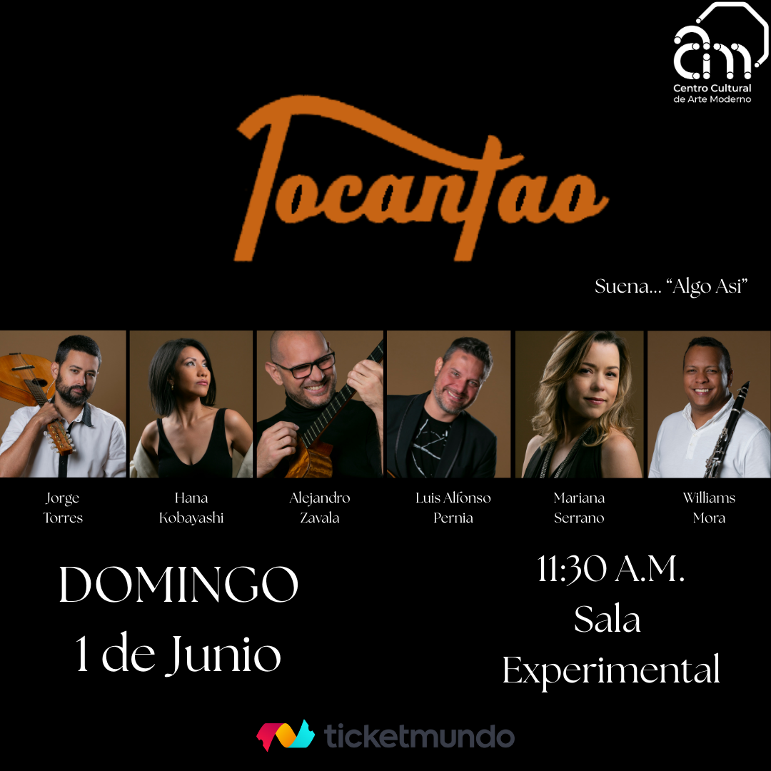 Tocantao: llevará su música y su alegría  al CCAM este fin de semana  