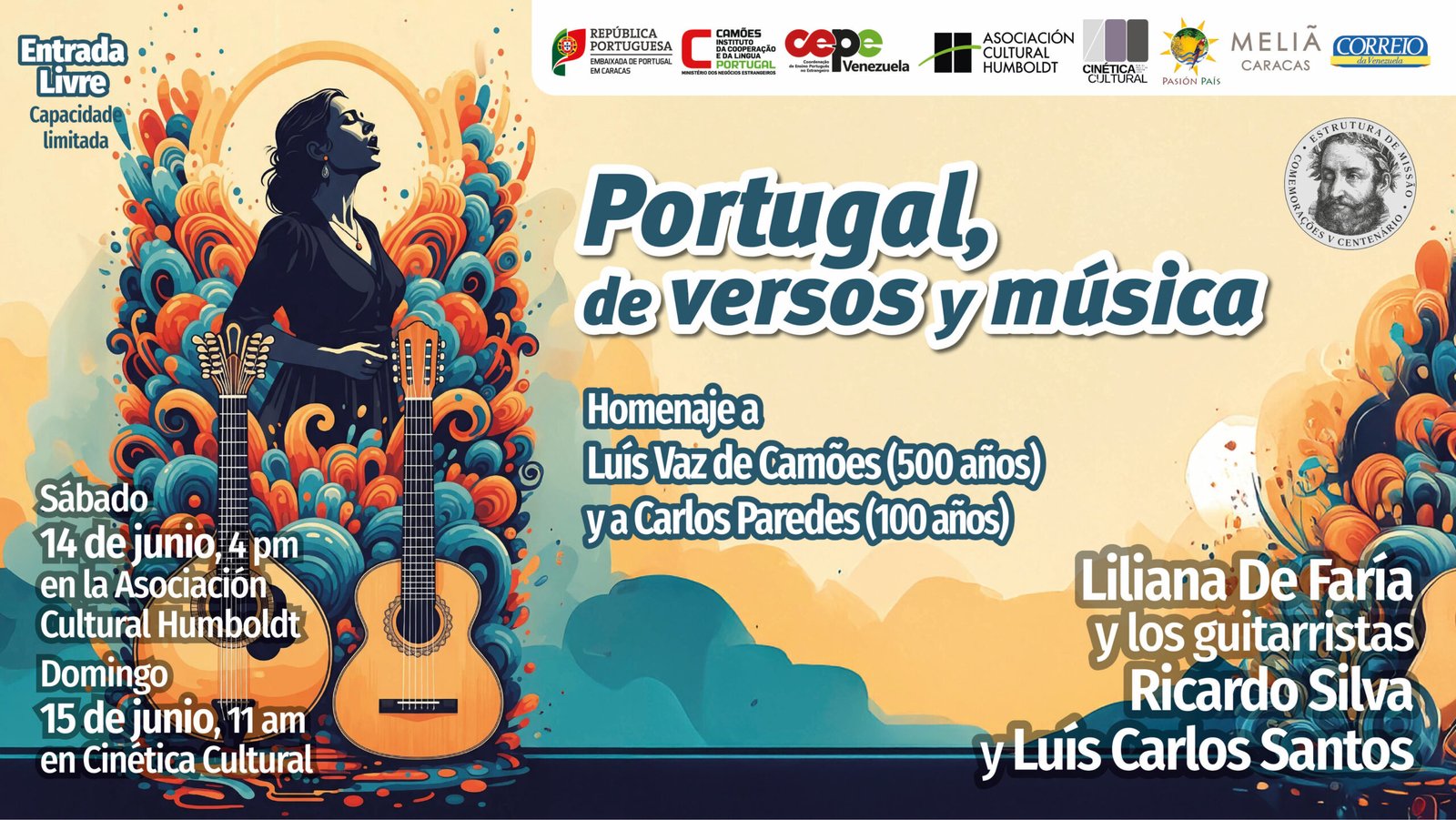 La guitarra portuguesa y el legado de Camões unen a la diáspora en Caracas