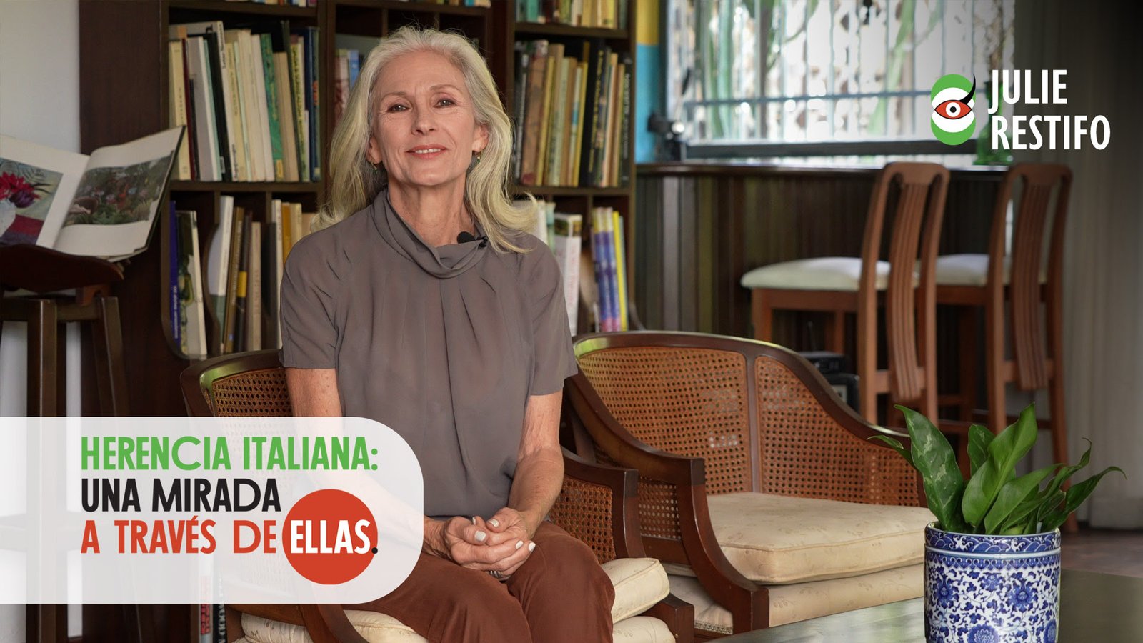 Segundo episodio de «Herencia Italiana, una mirada a través de ellas» con Julie Restifo
