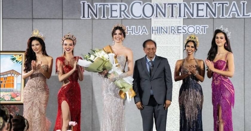 Miss Grand International 2025: Naryman Battikha obtiene un reconocimiento especial en Hua Hin