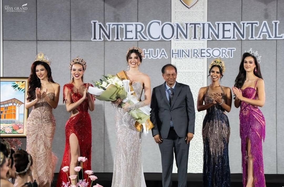 Miss Grand International 2025: Naryman Battikha obtiene un reconocimiento especial en Hua Hin