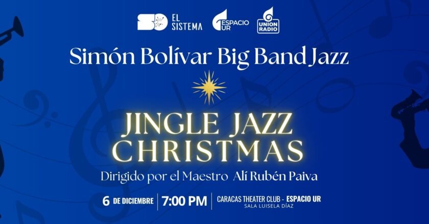 La navidad llega con swing: La Simón Bolívar big band jazz presenta «jingle jazz christmas» 