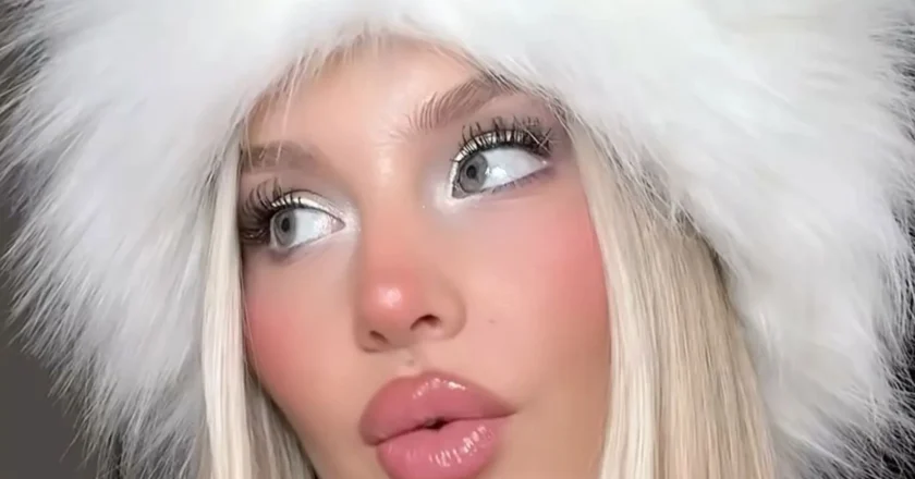 La inspiración polar que domina el maquillaje navideño
