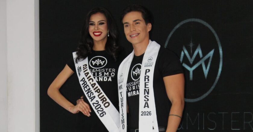 “Miss & Mister Turismo Miranda 2026” se mostró con honores ante la prensa nacional