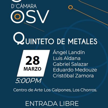 El Quinteto de Metales de la Orquesta Sinfónica Venezuela toma los jardines de Los Galpones
