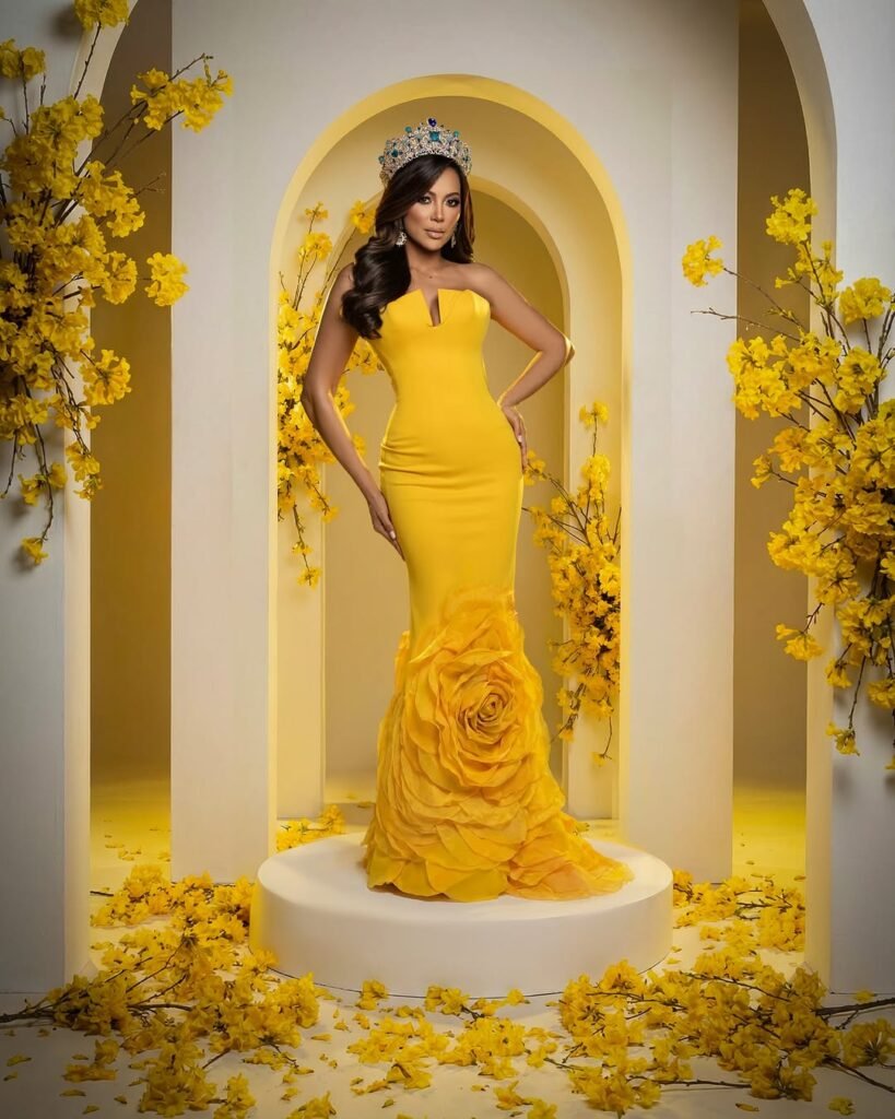 Jenlly Molina, la orgullosa representante de Venezuela en el concurso Mrs Globe internacional