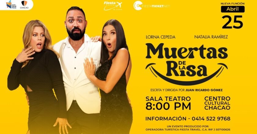 En la pieza teatral “Muertas de la Risa” que presentará el Centro Cultural Chacao