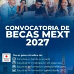 Convocatoria para las becas de estudios en Japón para el año 2027