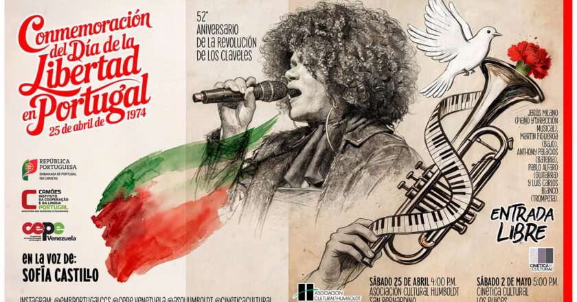 Portugal conmemora en Caracas el 52.º aniversario de la Revolución de los Claveles con un homenaje musical