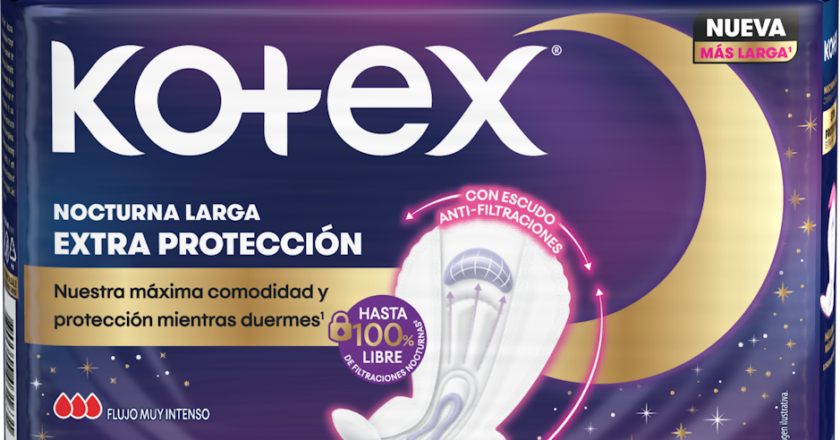 Kotex perfecciona el descanso femenino con el lanzamiento de su nueva Toalla Nocturna Larga Extra Protección